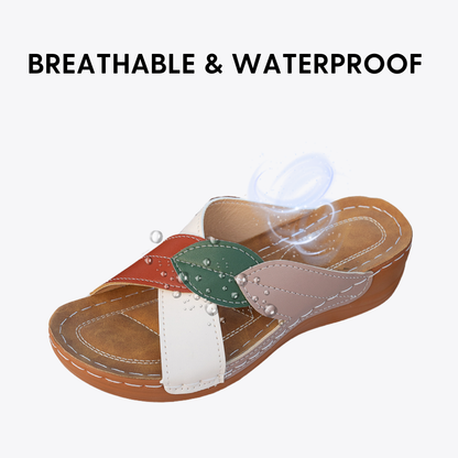 CMF Women Sandals Arch Support Comfortable Lightweight Soft-cushioned Sole Slip-on Retro Summer