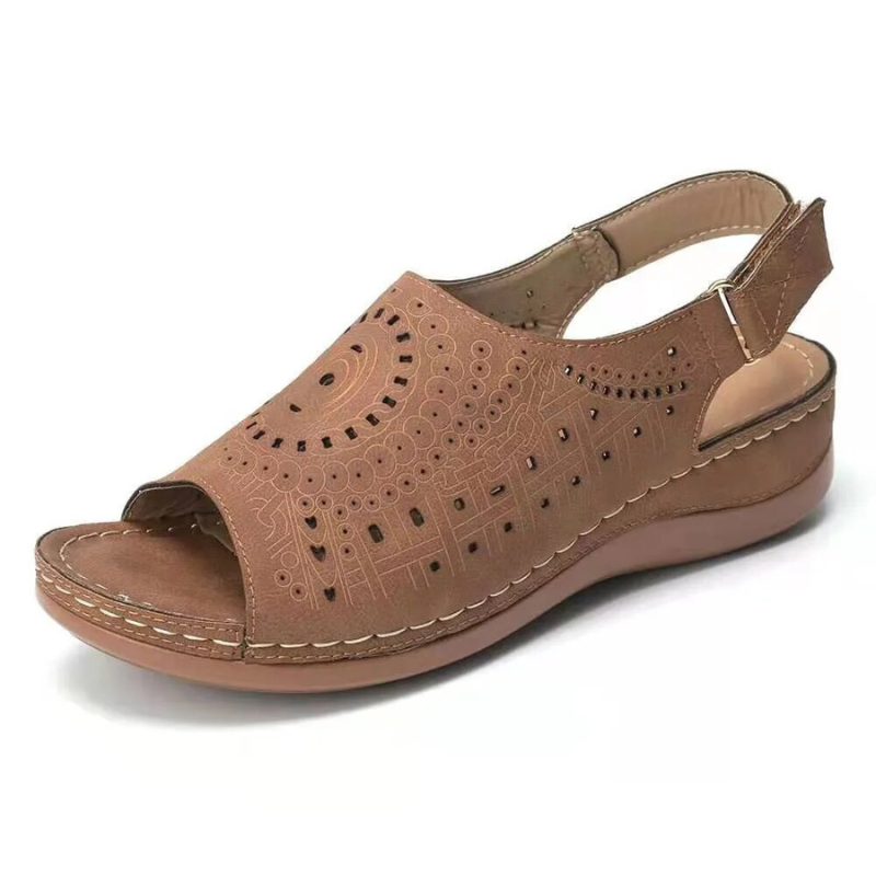 CMF Orthopedic Women Sandals Casual Open Toe Tribal Retro Wedge Sandals