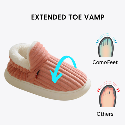CMF Women Winter Slippers Extra Warm Comfortable Anti-skid Fuzzy Indoor Cotton Ankle