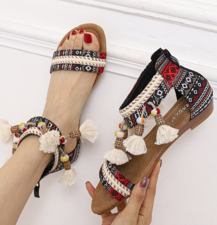 Women’s Boho Wedge Sandals – Comfortable, Stylish & Perfect for Summer Travel