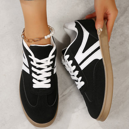 Women’s Vintage Casual Platform Sneakers – Comfortable Round Toe & Easy-to-Match Style
