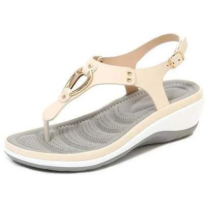 CMF Orthopedic Women Wedge Sandals Non-slip Soft Sole Comfortable Summer Beach Flip flop
