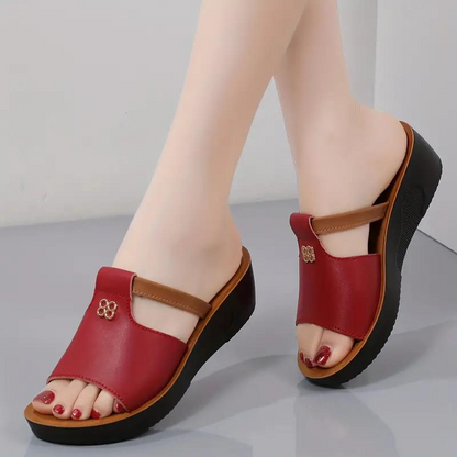 CMF Orthopedic Women Wedge Sandals Comfortable Chic Cut-out Vintage Beach Sandals