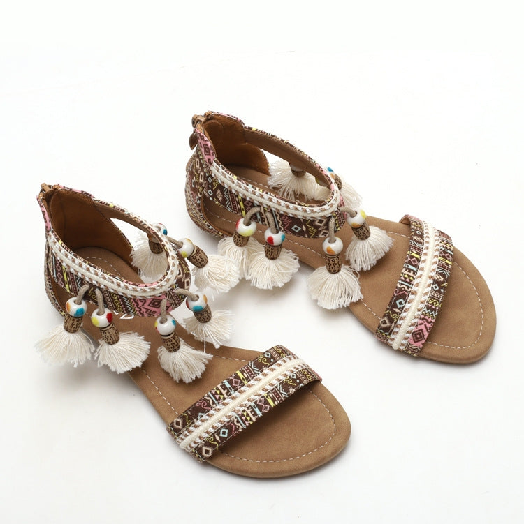 Women’s Boho Wedge Sandals – Comfortable, Stylish & Perfect for Summer Travel