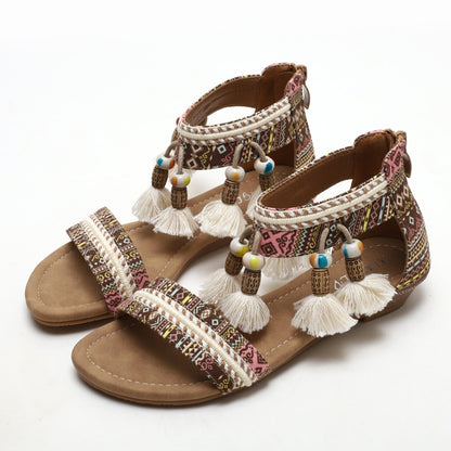 Women’s Boho Wedge Sandals – Comfortable, Stylish & Perfect for Summer Travel