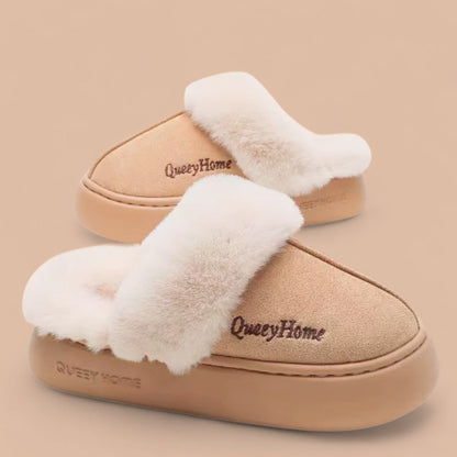 CMF Women Winter Slippers Comfortable Soft Fur Anti-skid Cozy Indoor Shoes