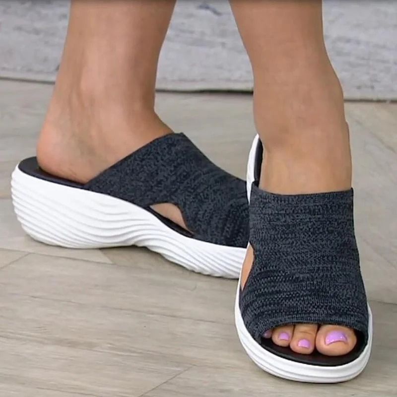 CMF Women Orthotics Sandals Open Toe Comfortable Stretchy Summer Beach Casual Sandals