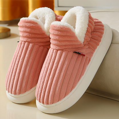 CMF Women Winter Slippers Extra Warm Comfortable Anti-skid Fuzzy Indoor Cotton Ankle