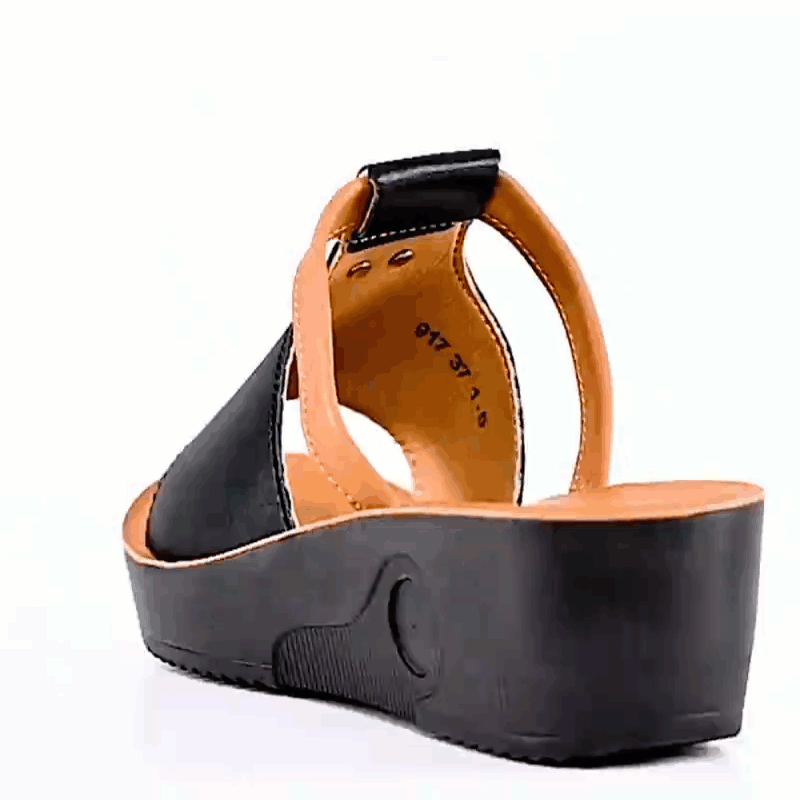CMF Orthopedic Women Wedge Sandals Comfortable Chic Cut-out Vintage Beach Sandals