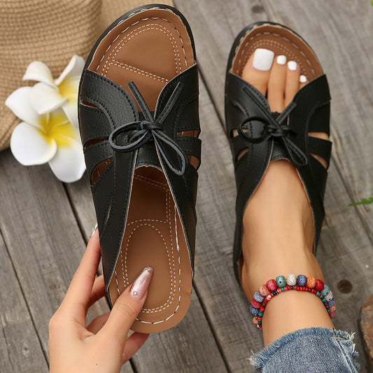 Women's Comfort Bowtie Slide Sandals