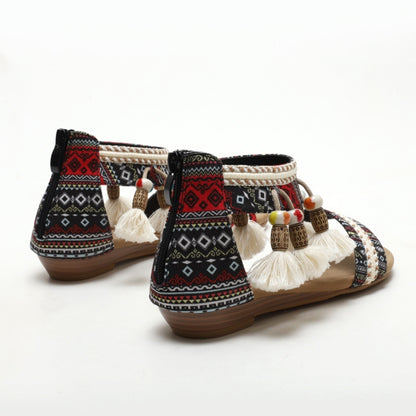 Women’s Boho Wedge Sandals – Comfortable, Stylish & Perfect for Summer Travel