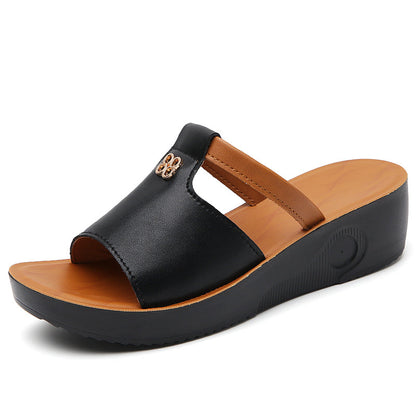 CMF Orthopedic Women Wedge Sandals Comfortable Chic Cut-out Vintage Beach Sandals