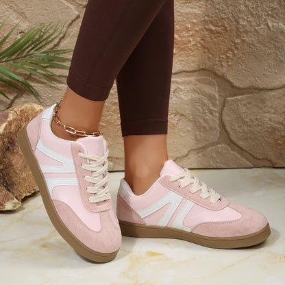 Women’s Vintage Casual Platform Sneakers – Comfortable Round Toe & Easy-to-Match Style