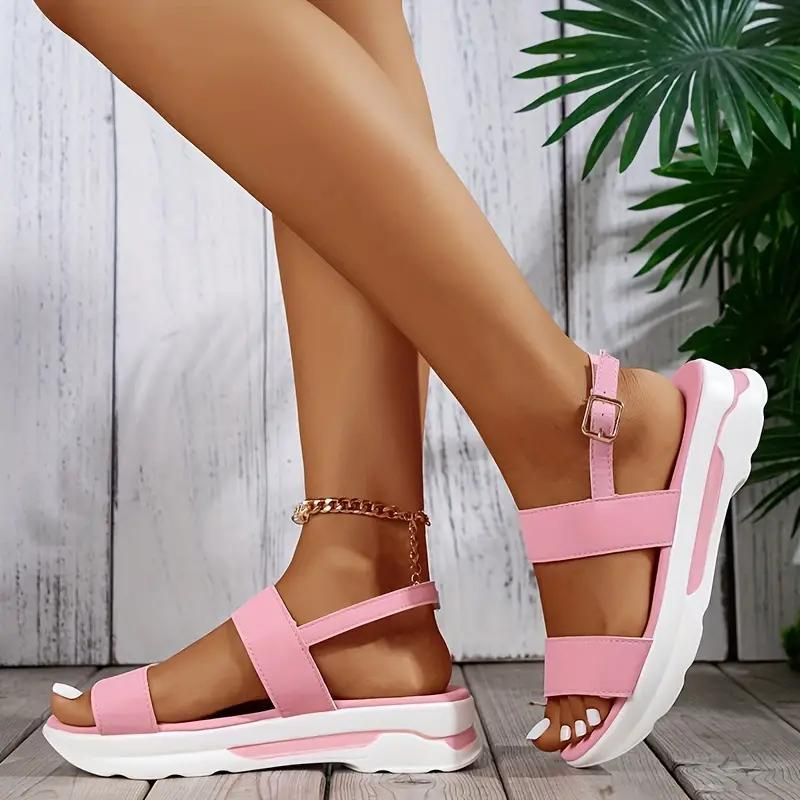 CMF Women Orthopedic Wedge Sandals Thick Sole Breathable Open-toe Sandals