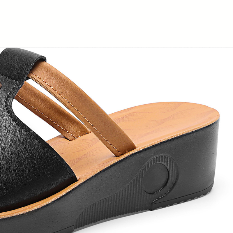 CMF Orthopedic Women Wedge Sandals Comfortable Chic Cut-out Vintage Beach Sandals