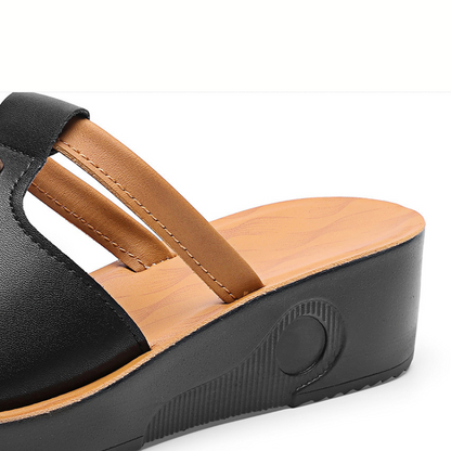 CMF Orthopedic Women Wedge Sandals Comfortable Chic Cut-out Vintage Beach Sandals