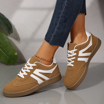 Women’s Vintage Casual Platform Sneakers – Comfortable Round Toe & Easy-to-Match Style