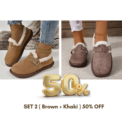 🔥Last Day Promotion - 59%OFF -Women's Plush Arch Support Non-Slip Shoes