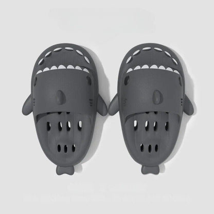 CMF Women Home Slippers Cute Shark Hollow Out Sole Waterproof Non-slip Home Slides