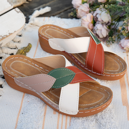 CMF Women Sandals Arch Support Comfortable Lightweight Soft-cushioned Sole Slip-on Retro Summer