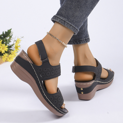 CMF Women Sandals Arch Support Soft Lining Breathable Comfortable Wedge Heel for Summer