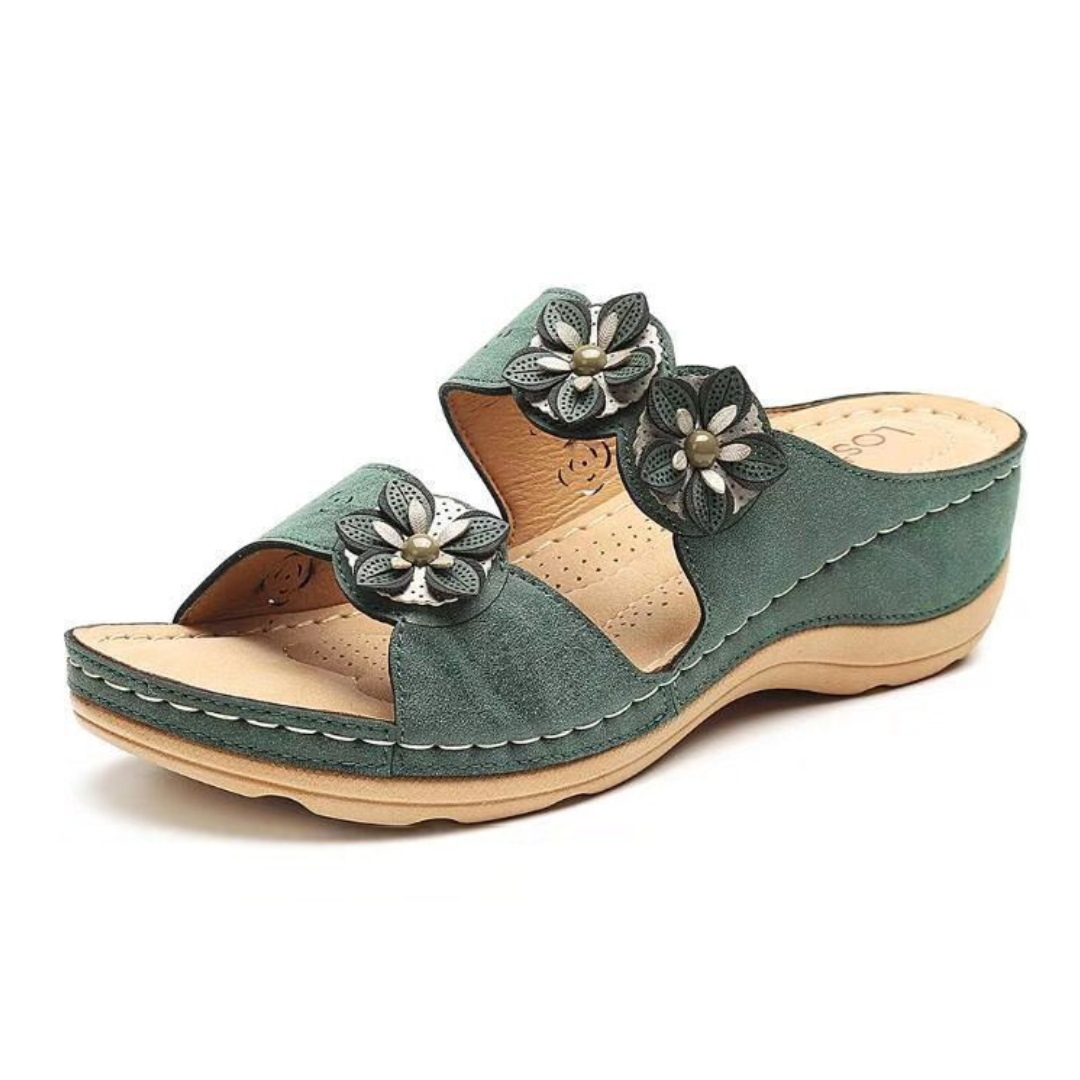 CMF Orthopedic Women Sandals Anti-Slip Summer Flower Comfy Arch Summer