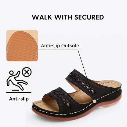 CMF Women Orthopedic Slippers Arch-support Ventilated Open Toe Casual Summer Sandals
