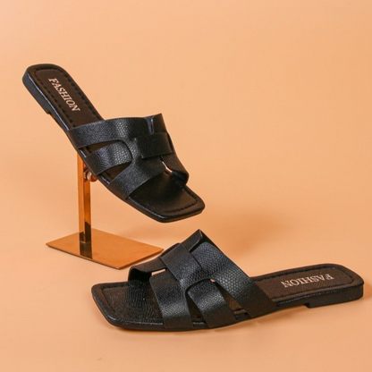 CMF Women Summer Sandals Comfortable Flat Beach Casual Square Head Non-slip