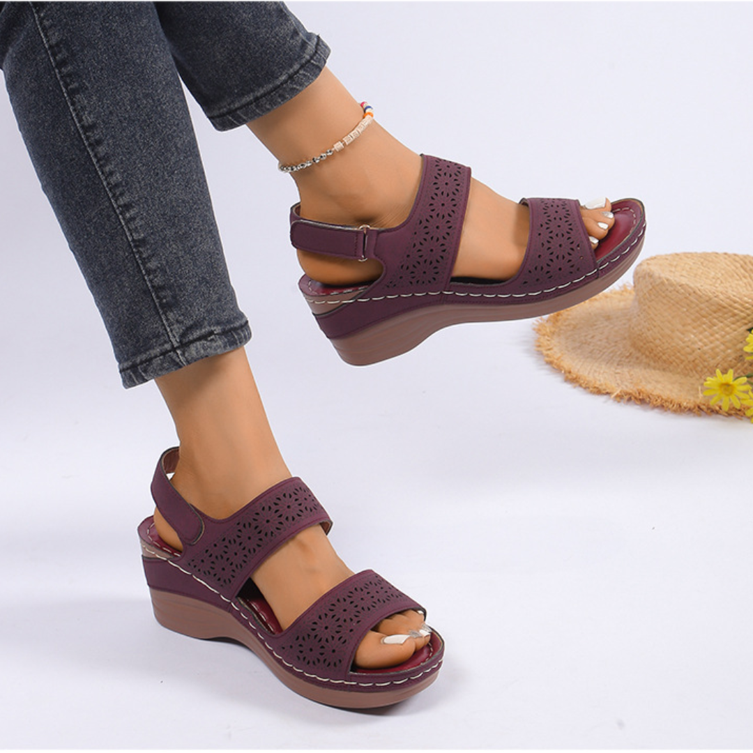 CMF Women Sandals Arch Support Soft Lining Breathable Comfortable Wedge Heel for Summer