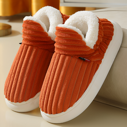 CMF Women Winter Slippers Extra Warm Comfortable Anti-skid Fuzzy Indoor Cotton Ankle