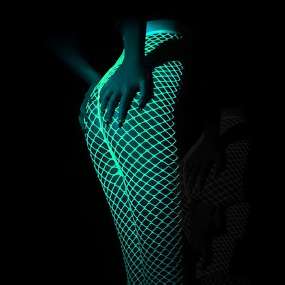 [#1 TRENDING SUMMER 2023] Midnight Seduction Luminous Fishnet Stockings