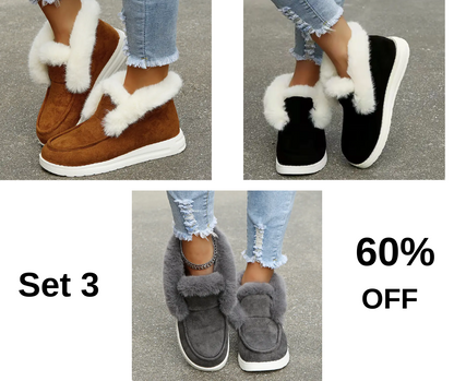 🔥Last Day 60% OFF🔥 Shoes Keep Warm This Winter: Women's Faux Fur Lined Boots