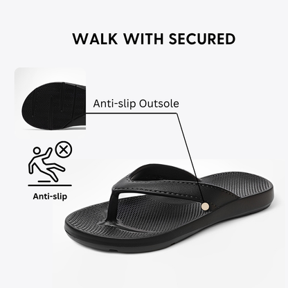 CMF Women Summer Sandals Waterproof Flip-flops Comfortable EVA Slippers Summer Beach Walking