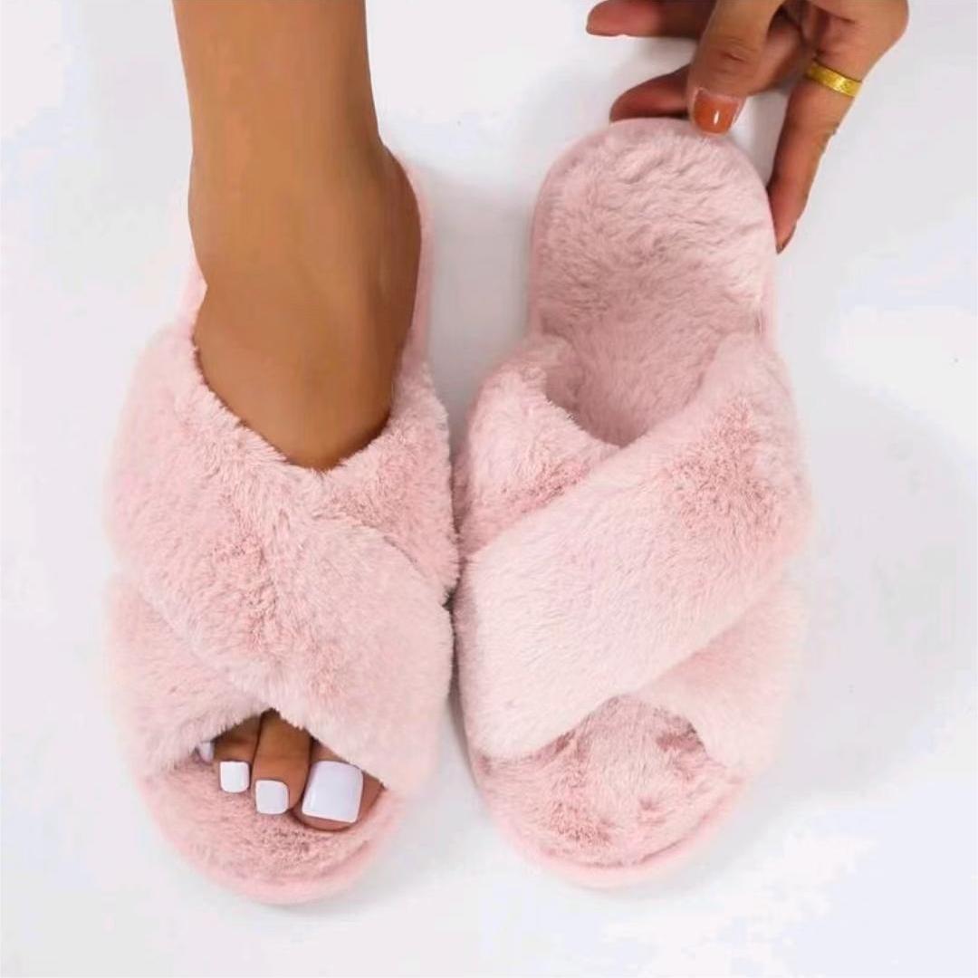 🔥Last Day 50% OFF -Women's Criss Cross House Slippers-Buy 2 Free Shipping