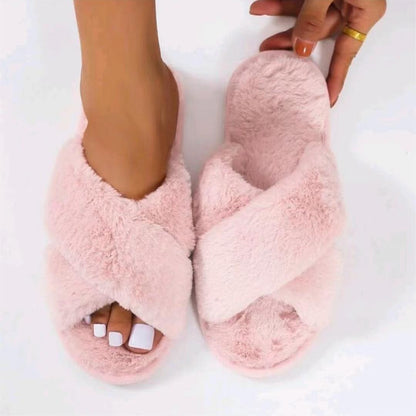 🔥Last Day 50% OFF -Women's Criss Cross House Slippers-Buy 2 Free Shipping