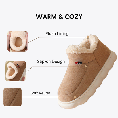 CMF Women Winter Boots Warm Comfortable Fur Lining Non-slip Cushioned Indoor Outdoor