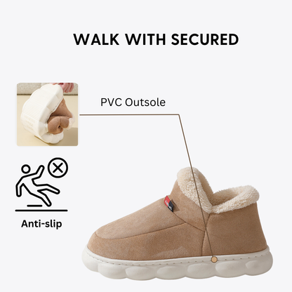 CMF Women Winter Boots Warm Comfortable Fur Lining Non-slip Cushioned Indoor Outdoor