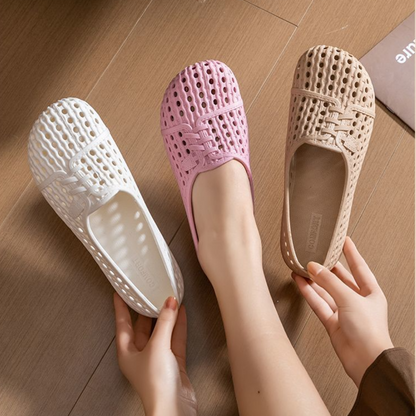ComoFeet Women Sandals Lightweight Slip-on Soft Sole Non-Slip Casual Summer