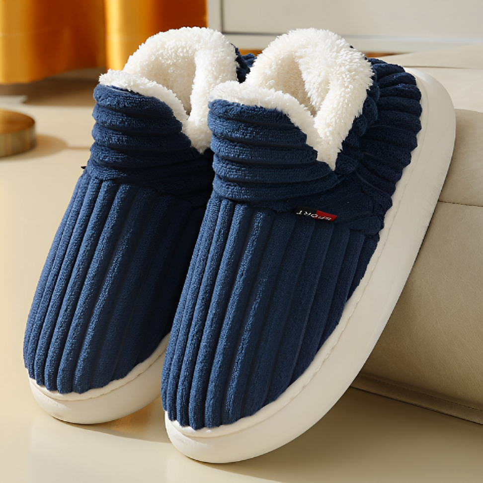 CMF Women Winter Slippers Extra Warm Comfortable Anti-skid Fuzzy Indoor Cotton Ankle