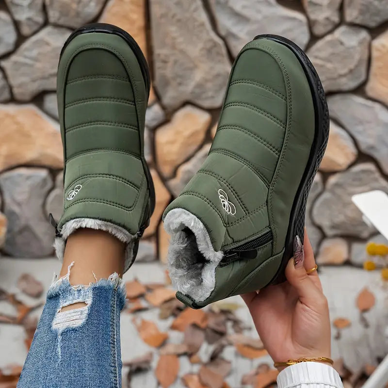 Women’s Waterproof Winter Boots – Thick Warm Lining, Anti-Skid Sole | Perfect Snow Boots for Women