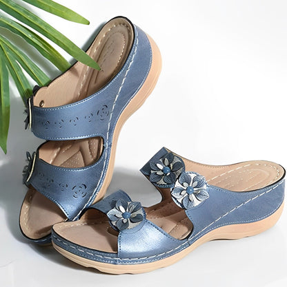 CMF Orthopedic Women Sandals Anti-Slip Summer Flower Comfy Arch Summer