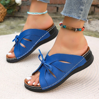 Women's Comfort Bowtie Slide Sandals