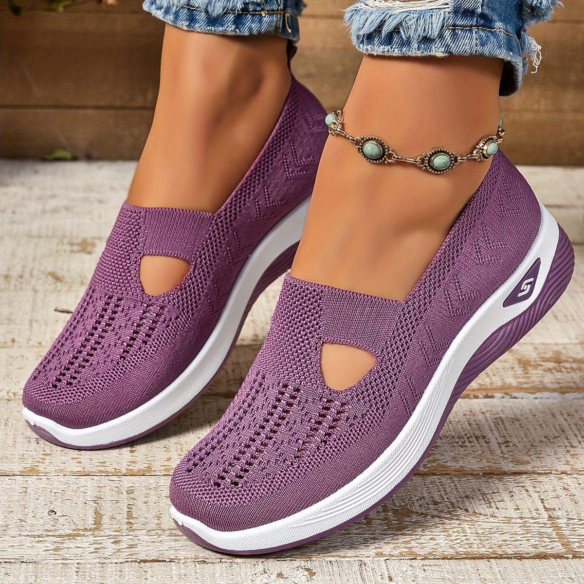 2026 Women Breathable Flats Orthopaedic Slip On Shoes