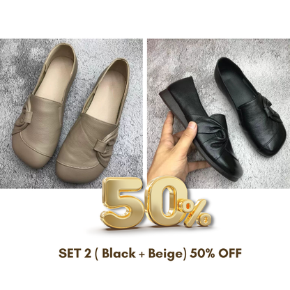 Last Day Promotion 60% OFF - Women's leather soft-soled non-slip shoes