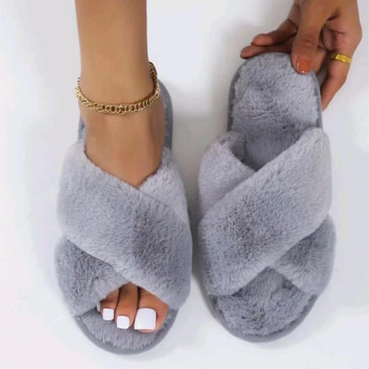 🔥Last Day 50% OFF -Women's Criss Cross House Slippers-Buy 2 Free Shipping