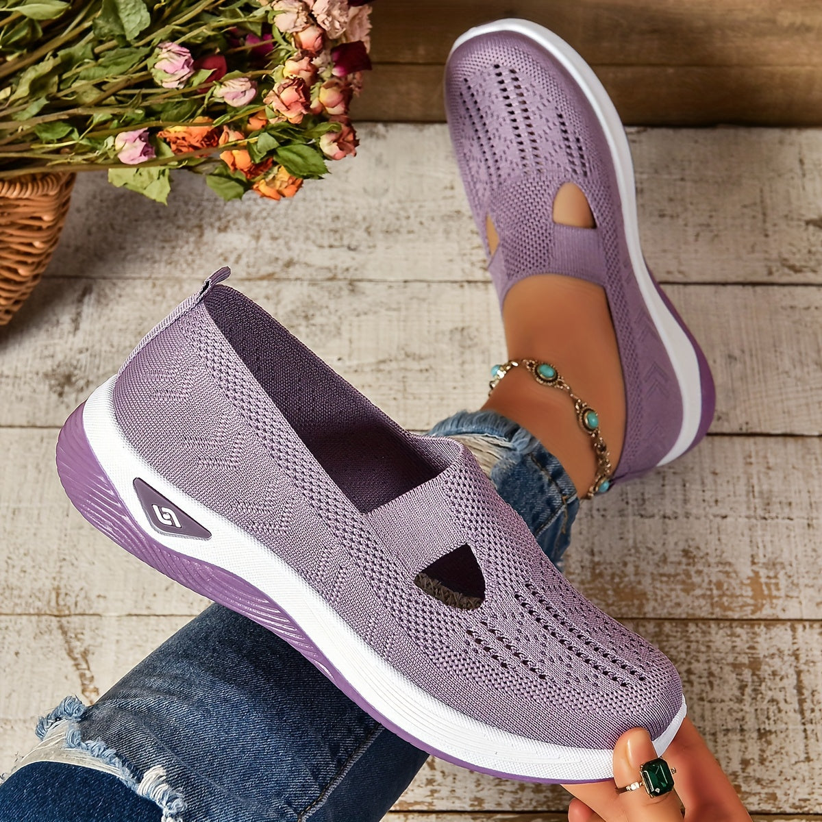 2026 Women Breathable Flats Orthopaedic Slip On Shoes