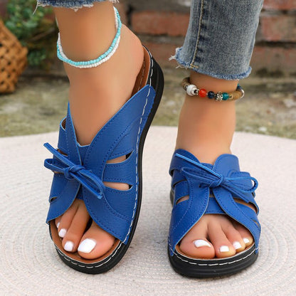 Women's Comfort Bowtie Slide Sandals