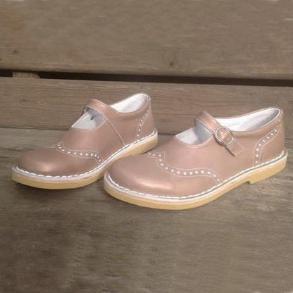 Cutout Low Heel Oxford Shoes Women Daily Loafers
