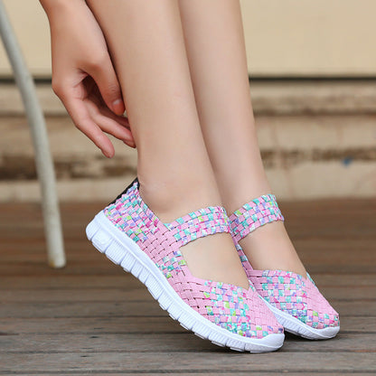 【New arrived】Elastic Belt Casual Women Shoes