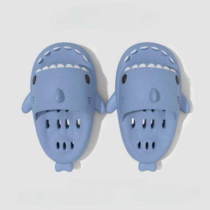 CMF Women Home Slippers Cute Shark Hollow Out Sole Waterproof Non-slip Home Slides